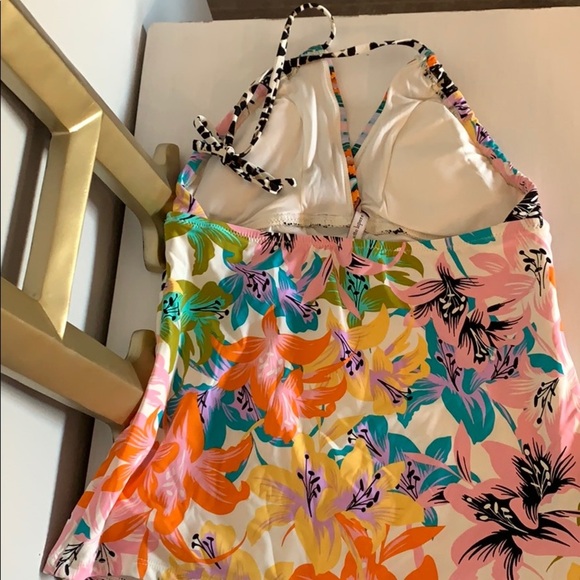 NWT Nanette Lepore Copa Cubans Honey‎ Tankini Top - Picture 6 of 8